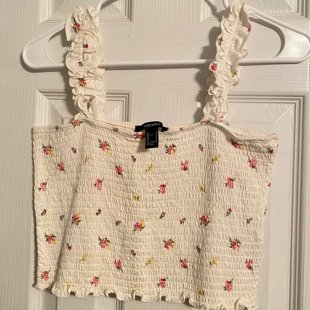 Forever 21 Floral Tank Top